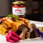 Pappardelle ai funghi porcini con salsa piccante al piccantino di mamma Enza Pisticci matera basilicata italy