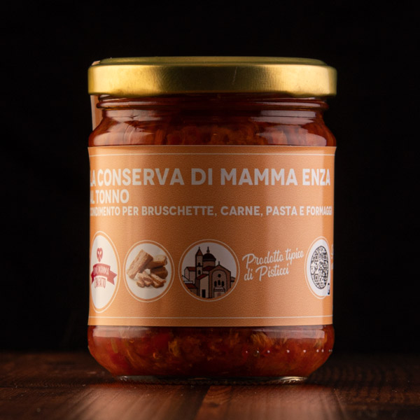 Come Mamma lha fatto conserva di mamma enza al tonno prodotto tipico basilicata matera pisticci